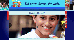Desktop Screenshot of kidsareheroes.org