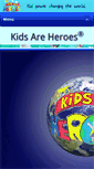 Mobile Screenshot of kidsareheroes.org